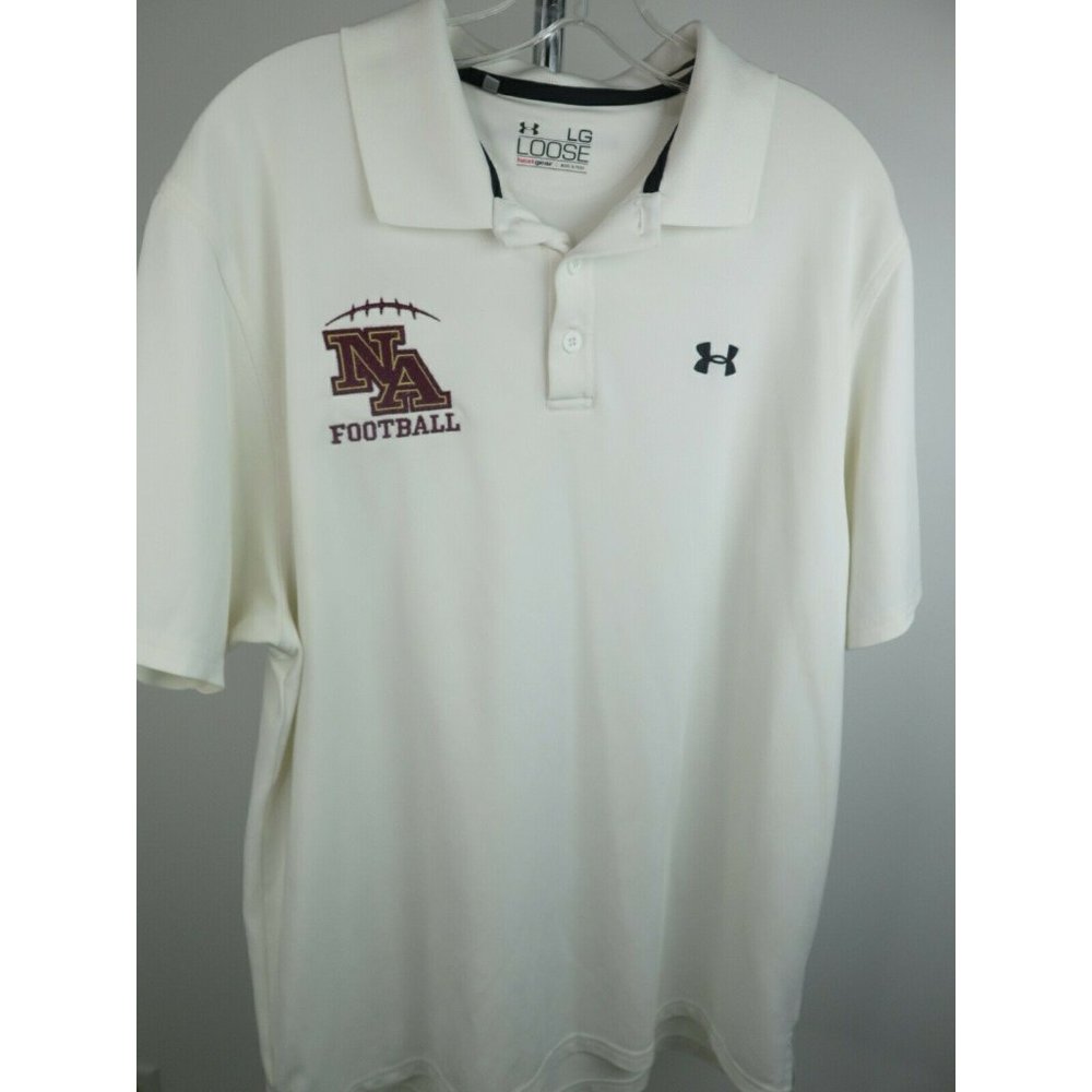 Under Armour NA Football Polo Shirt Mens Size L